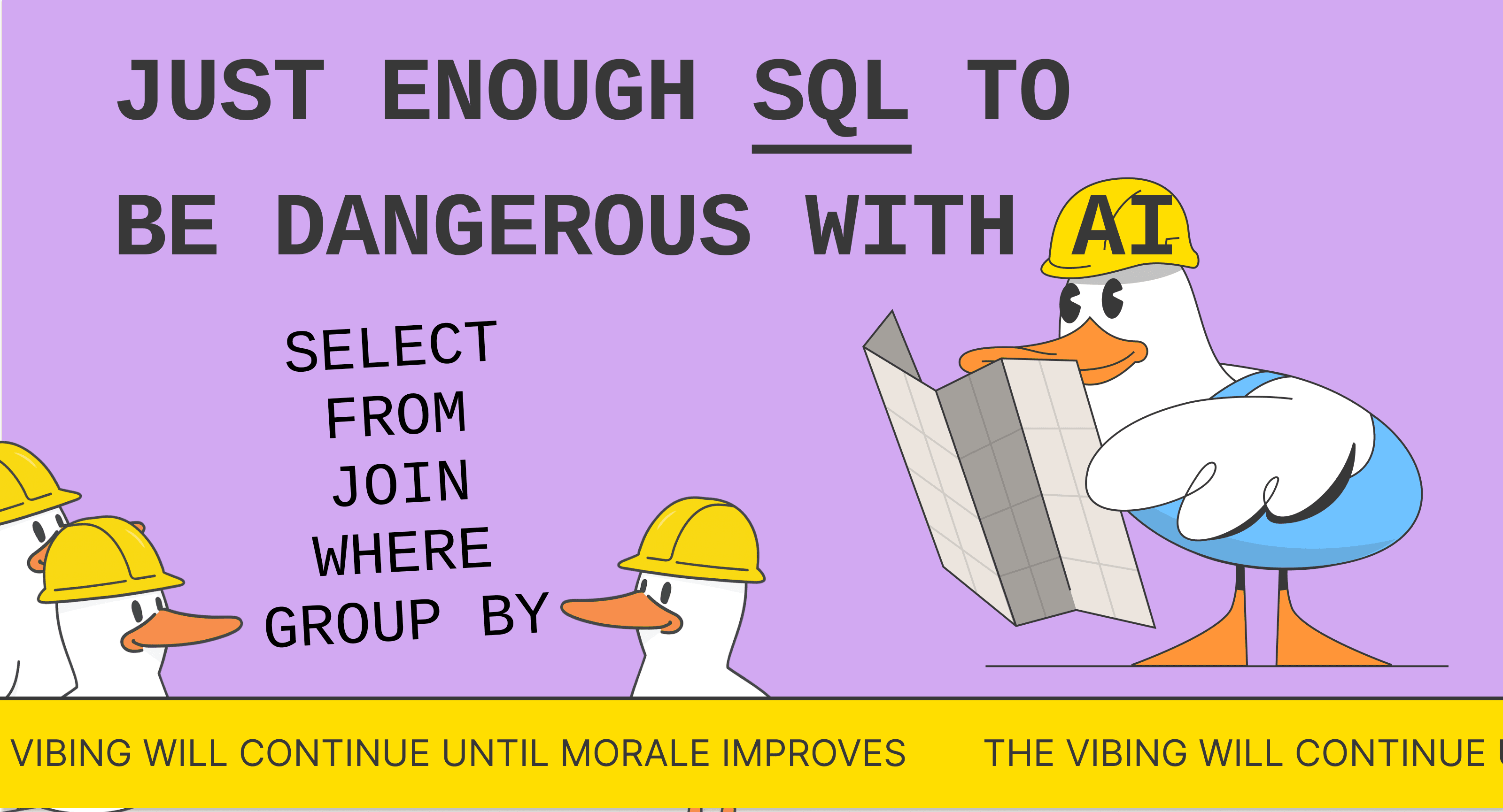 Just Enough SQL to be Dangerous with AI - MotherDuck Blog