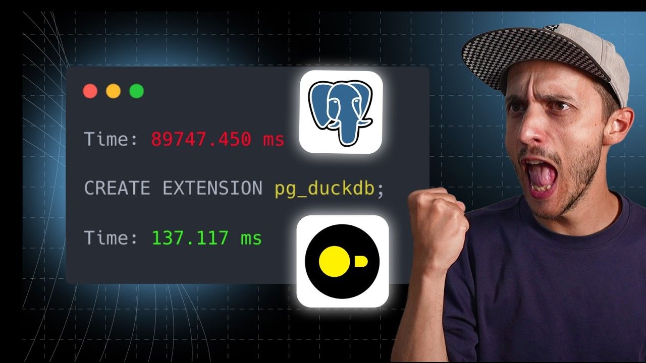 pg_duckdb: Postgres analytics just got faster with DuckDB | MotherDuck