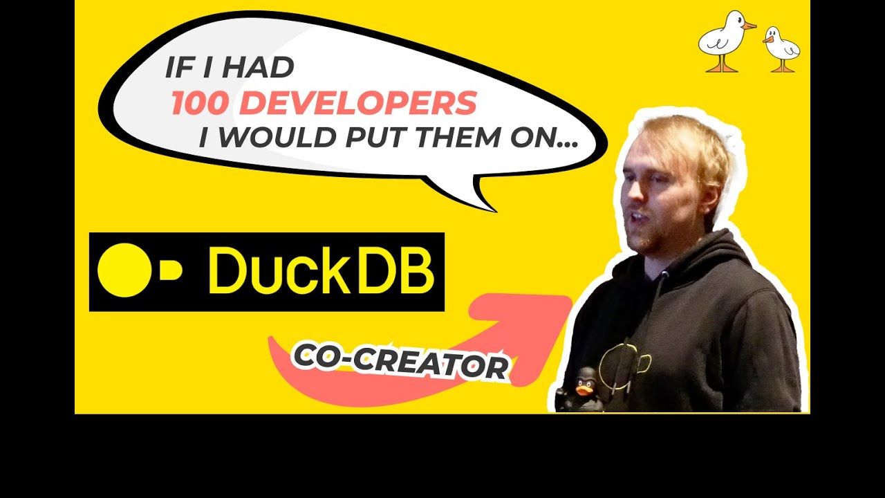 DuckDB's Wild Ride in the Open Source World ft. Co-creator Mark Raasveldt | MotherDuck